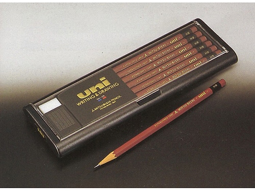 金箔】 三菱鉛筆 uni ユニ 6B U-6B-Gの通販｜名入れ鉛筆・名入れ無料