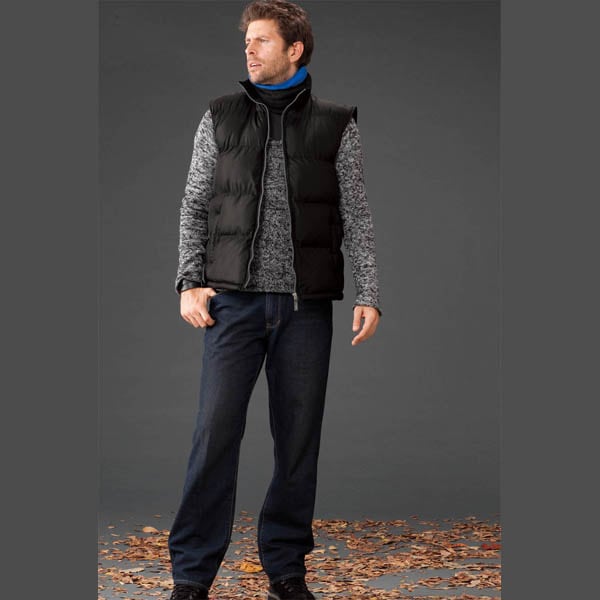 8489メンズ作業服ベスト黒L