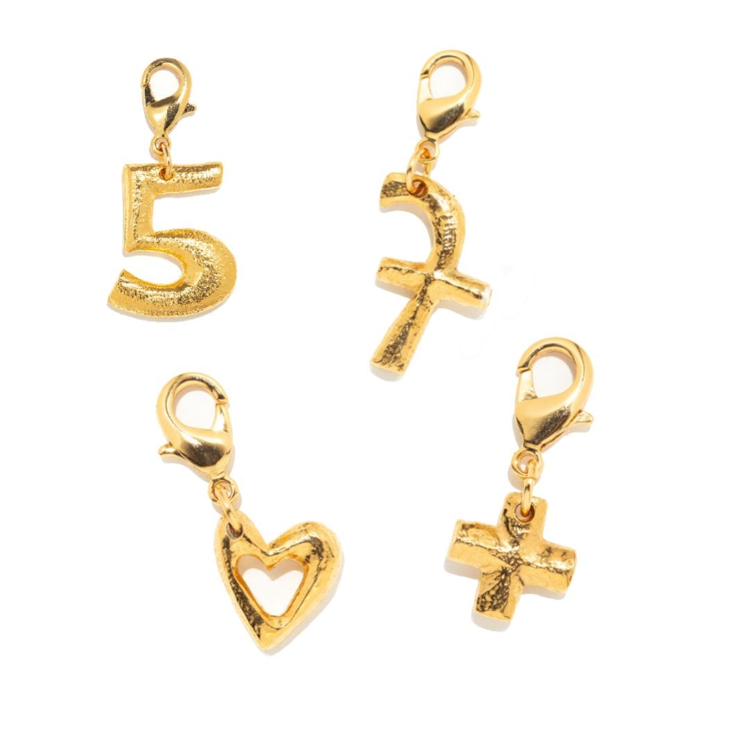 ヴィンテージガラス 2連ビジューネックレス