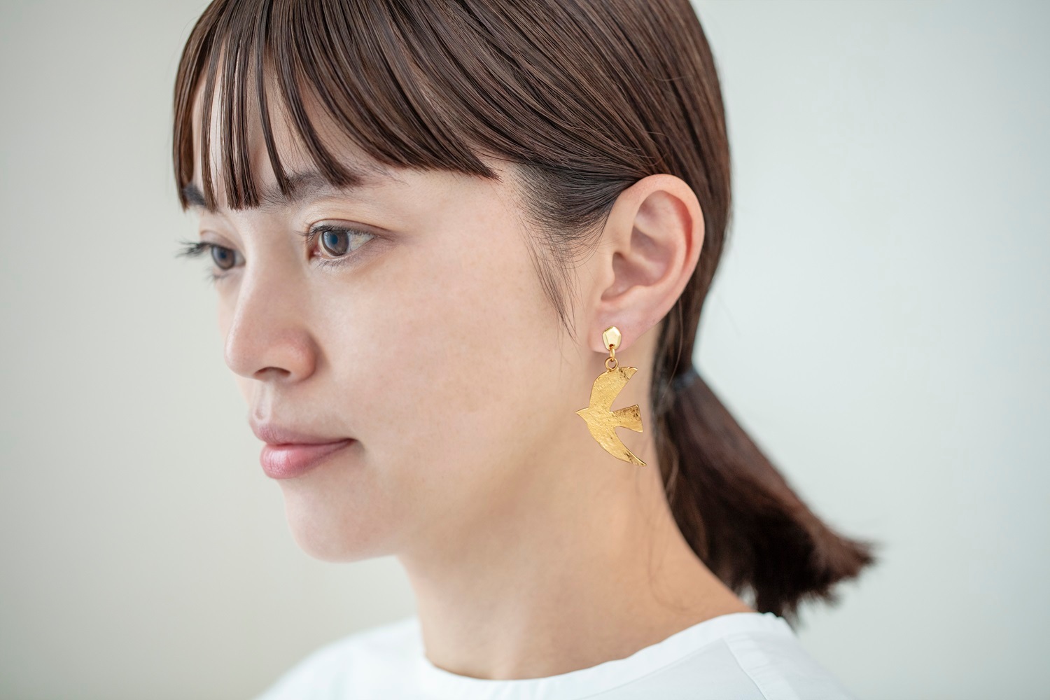 セシルエジャンヌ　ラ・コロンブ（鳩）ピアス　★美品 CECILE ET JEANNE(セシル・エ・ジャンヌ)｜ラ・コロンブ（鳩
