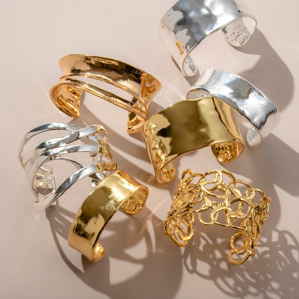 プレーンバングル ゴールド S