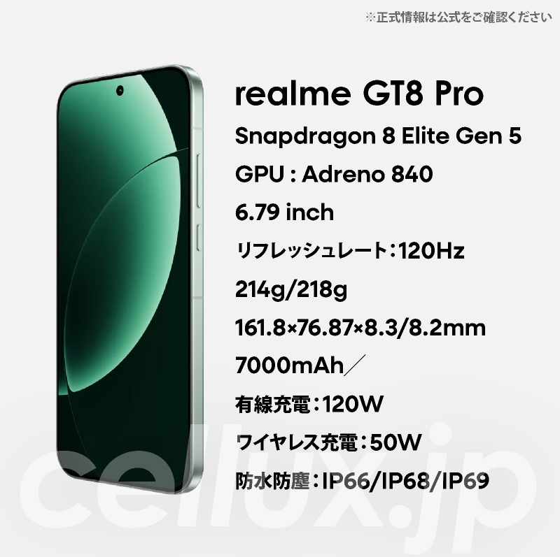 realme GT8 Pro 《 中国版 》 | 中国版 | Cellux