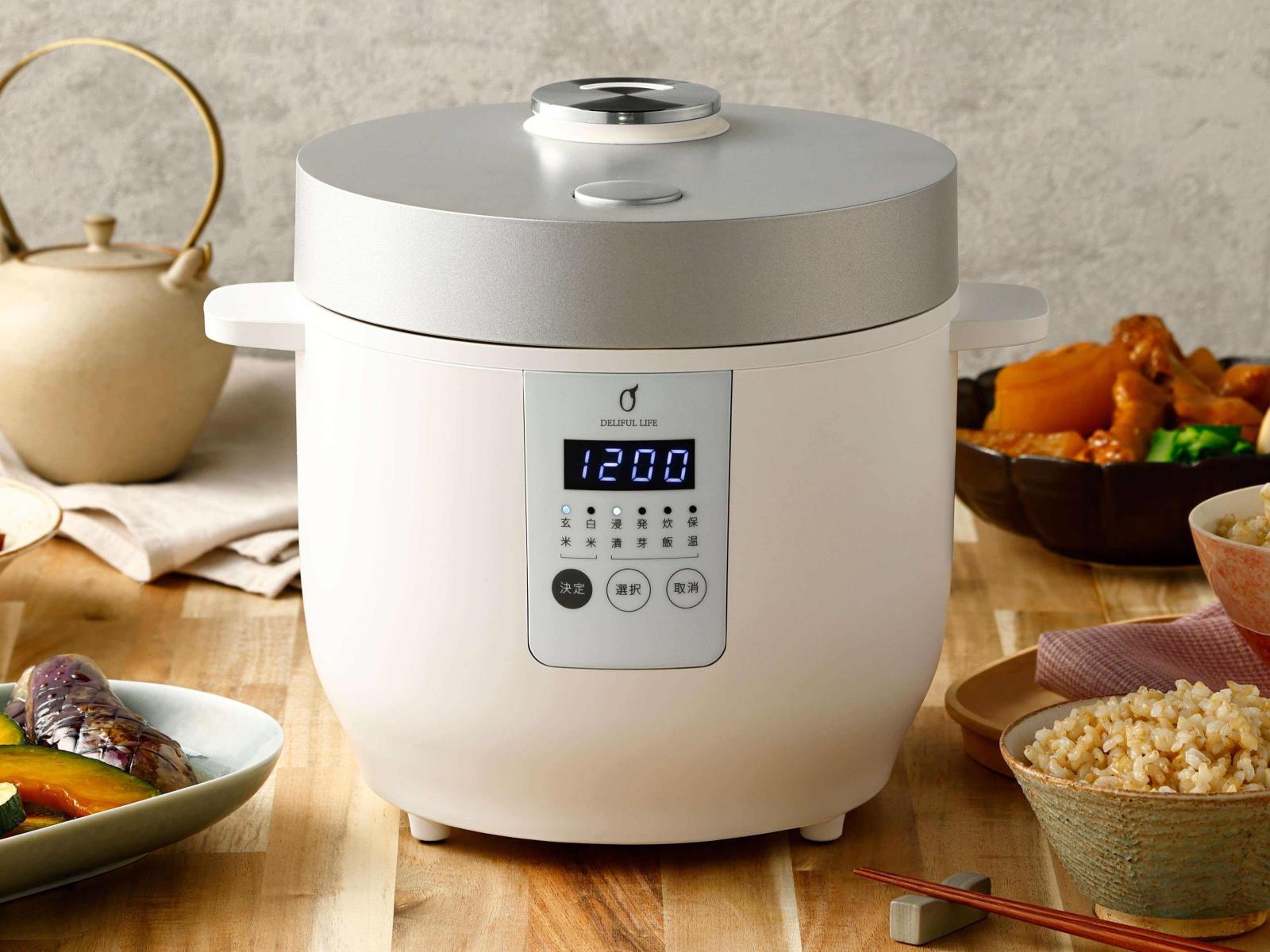 家庭用発芽玄米炊飯器　3合炊きELM-102 Amazon | 発芽玄米炊飯器 3合炊き ELM-102 | DELIFUL LIFE