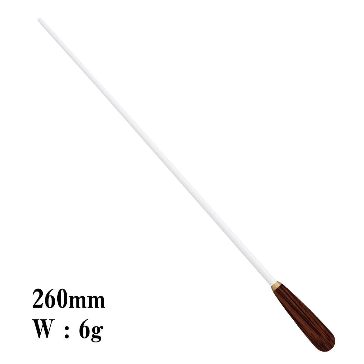 PICKBOYش FTK-150PW/W᡼ץ륷եȡѡ०åɥå260mm PICKBOY MUSIC BATON