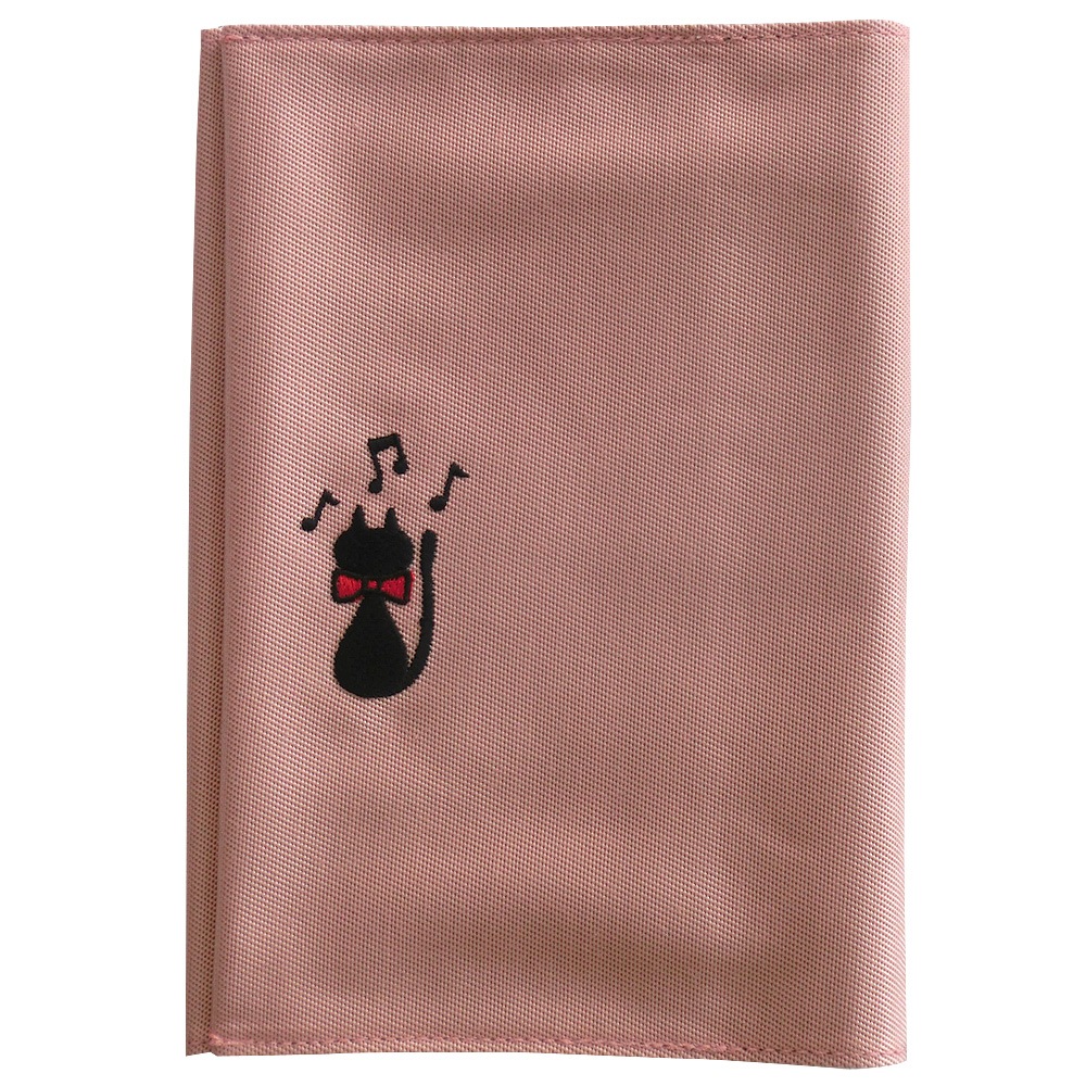 Black Catクロネコ ブックカバーピンク 音楽雑貨のお店 Music For Living