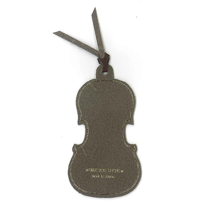 手縫いの革のブックカバー（ヴァイオリンタイプ）