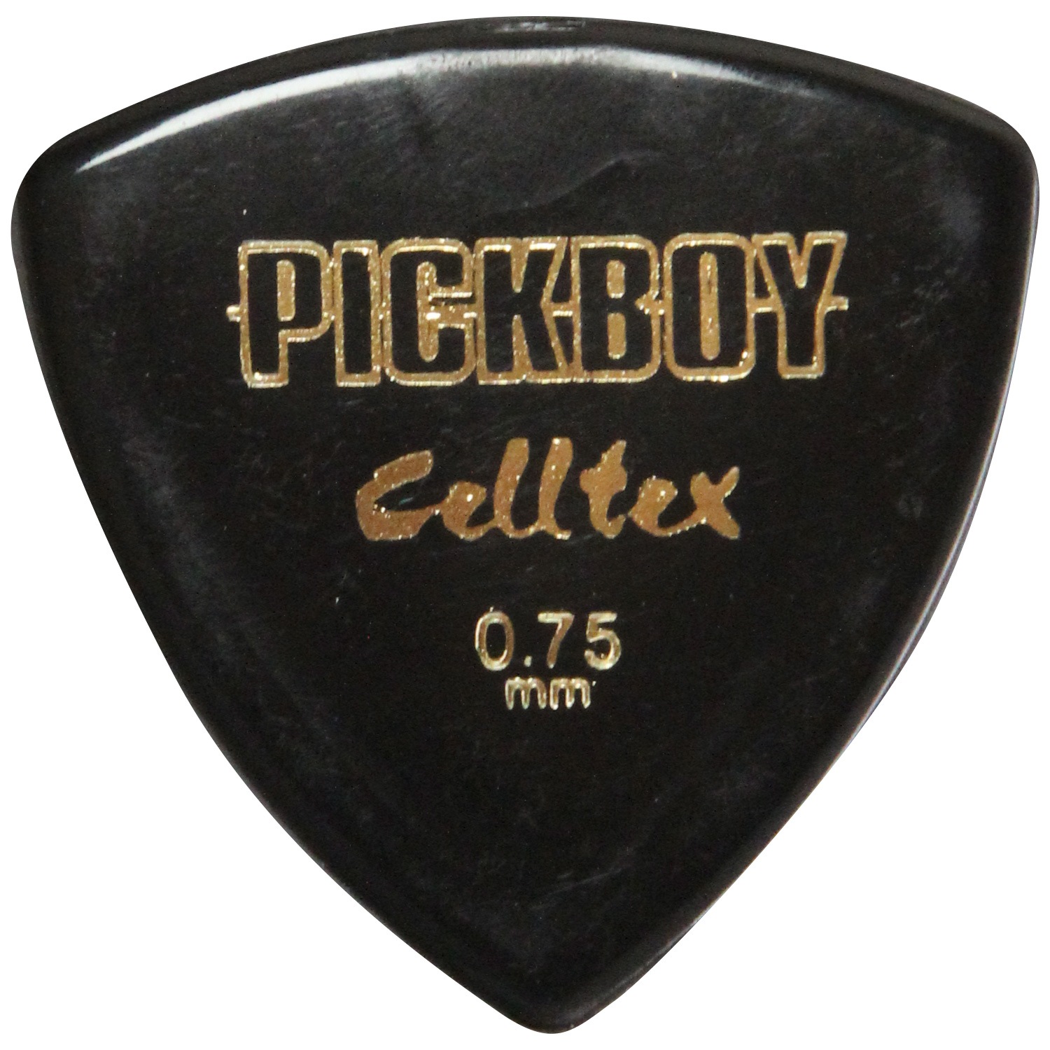 PICKBOY セルテックスピック トライアングルブラック 0.75mm