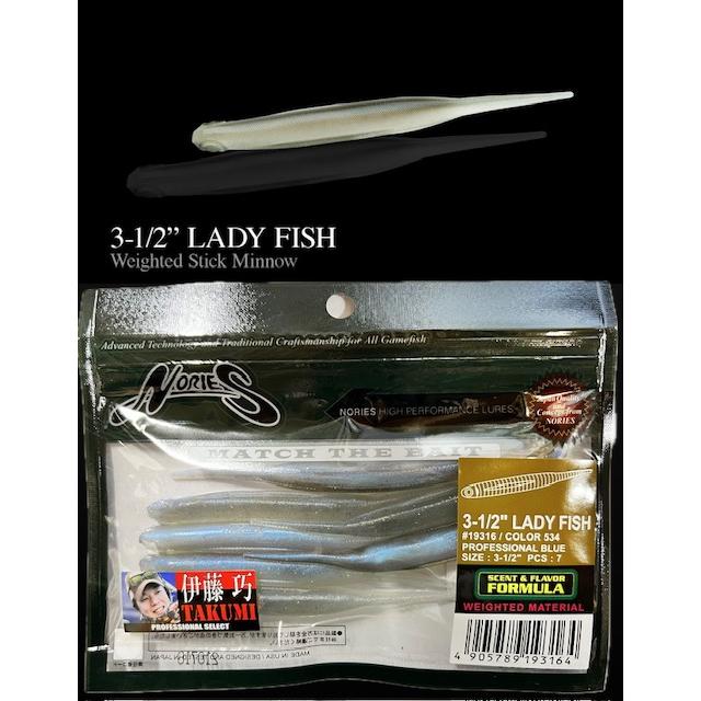 NORIES/ ノリーズ LADY FISH レディーフィッシュ 3-1/2” | アイテム