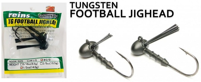 Reins レイン ｔｇフットボールジグヘッド 3 8 Oz 10 5g アイテム フック シンカー ジグヘッド センターフィールド