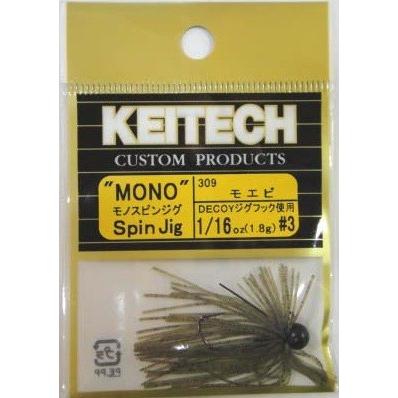 KEITECH/�����ƥå���MONO��Spin Jig��3��3/32oz�� ��Υ��ԥ󥸥���3��2.6���
