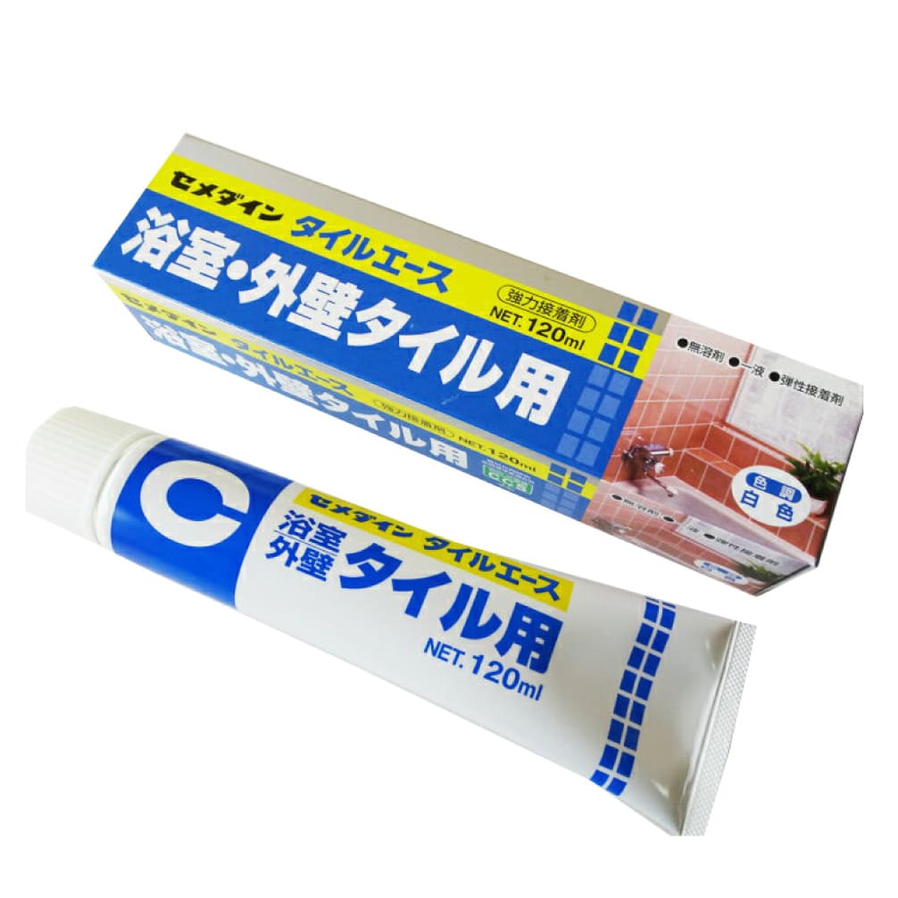 おしゃれでちょっとこだわりの副資材（接着剤・目地材・工具）が