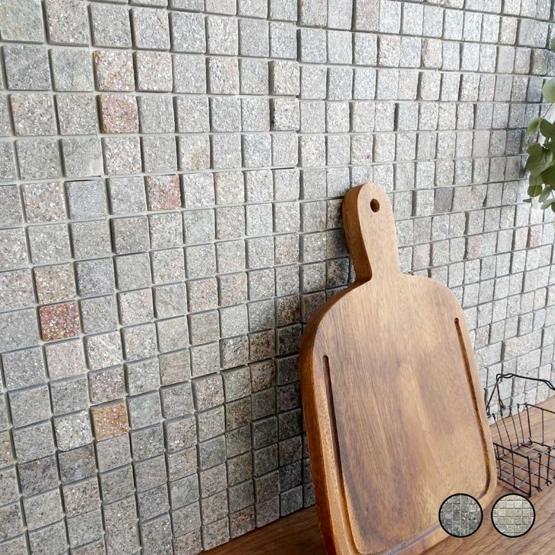 セラミニストーン　タイルシールQR 全色 (白目地) シート