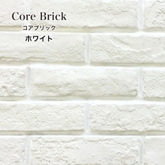 コアブリック ホワイト(00) ケース　送料無料|レンガ|壁材