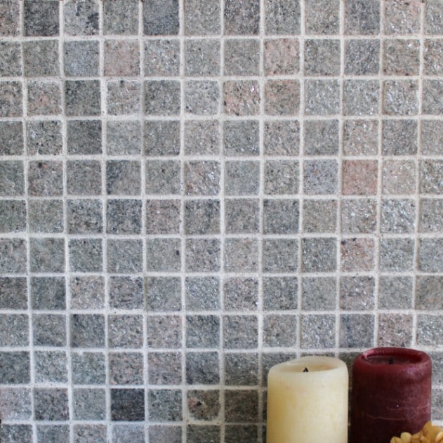 セラミニスト－ン QR ピンク シート  天然石 壁/床用タイル