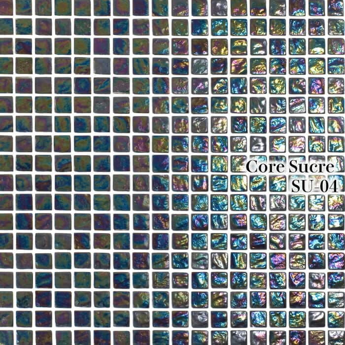 コアシュクレ SU-04 シート  ガラスモザイク タイルシート