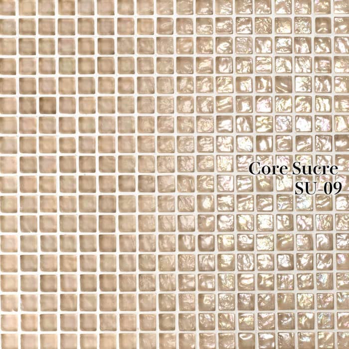 コアシュクレ SU-09 シート  ガラスモザイク タイルシート