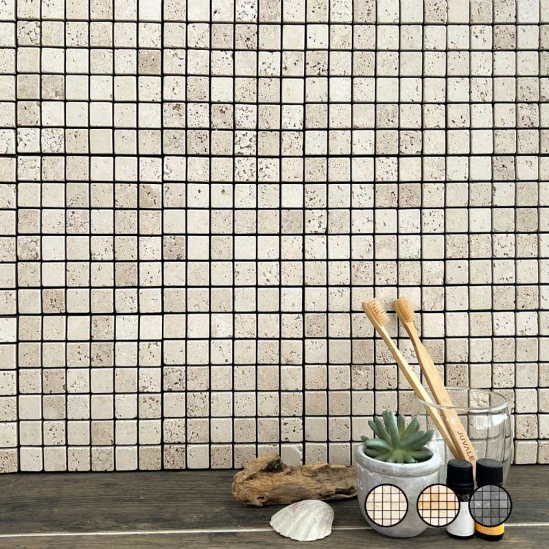 セラミニストーンSS　タイルシール全色 (黒目地) シート