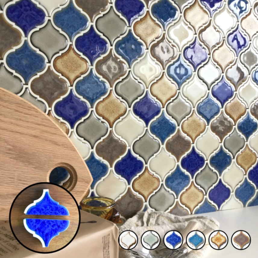 ランタン 上下　タイルシール全色 バラ