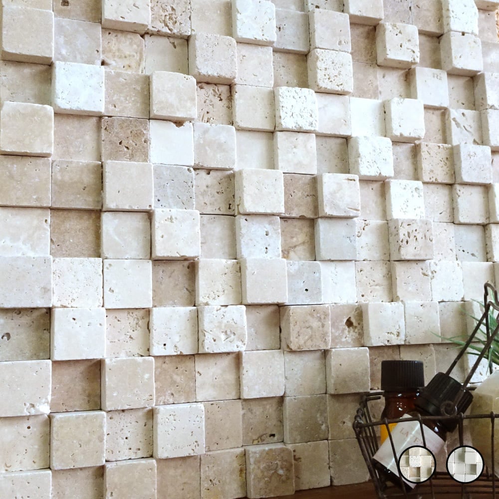 おしゃれでちょっとこだわりの壁材,天然石・ストーン,モザイクストーン