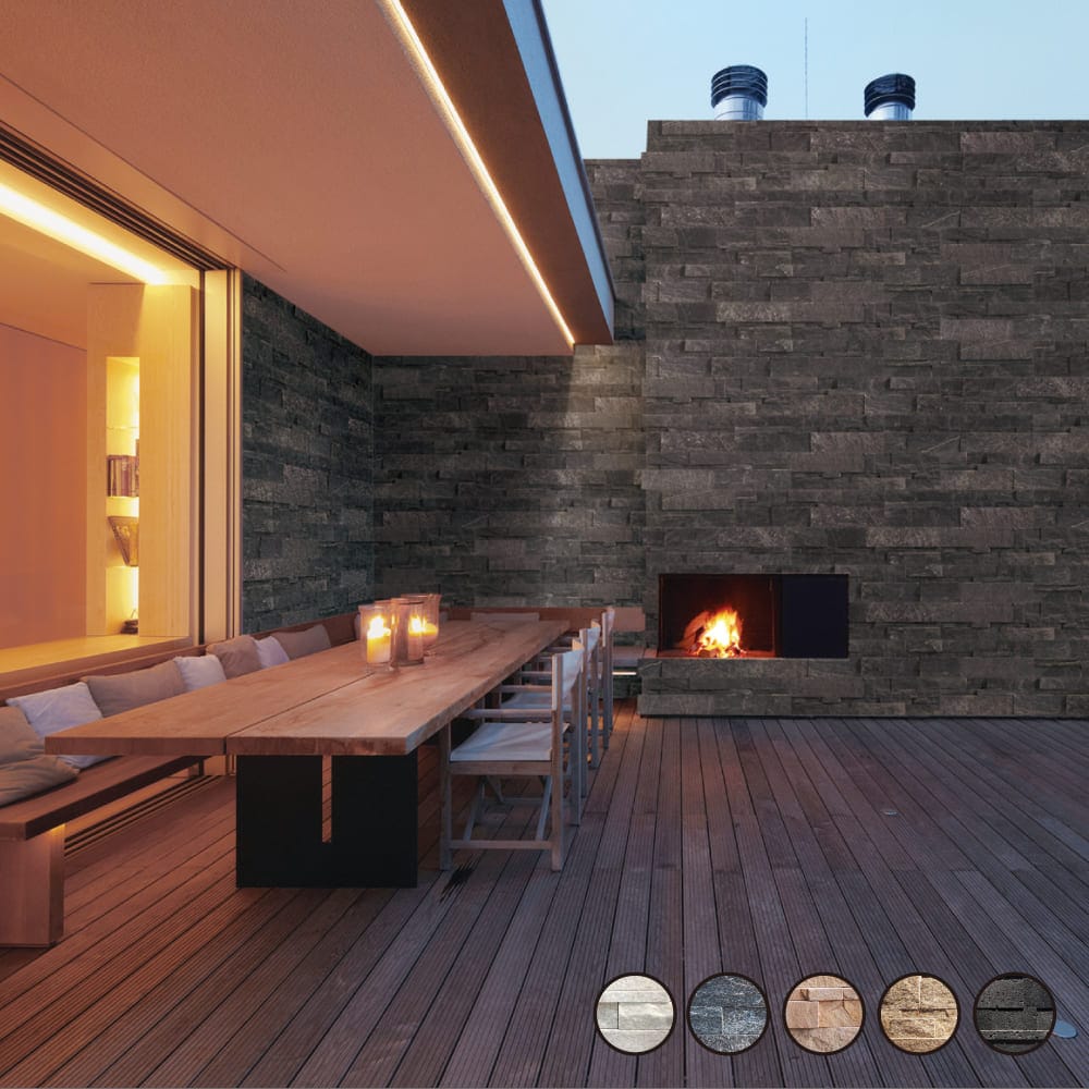 おしゃれでちょっとこだわりの壁材,天然石・ストーン,レッジストーンが