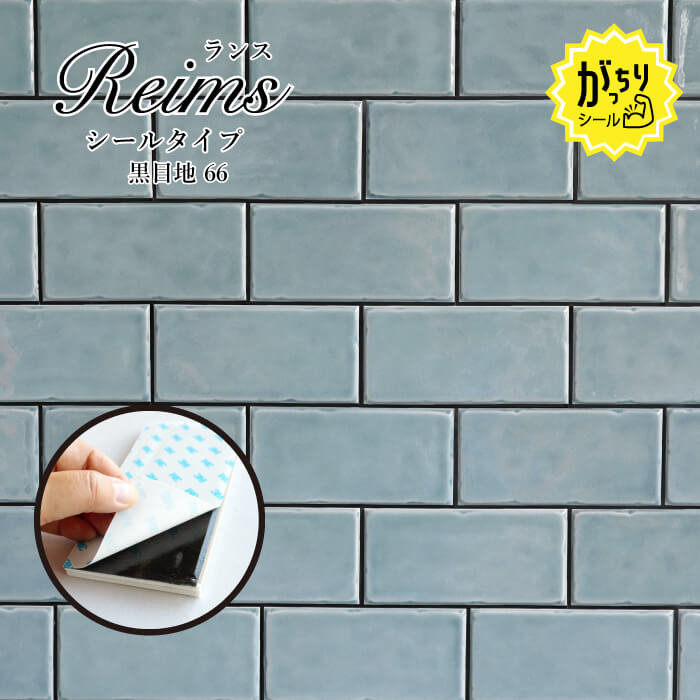 ランス がっちりシールタイプ 黒目地 66 バラ