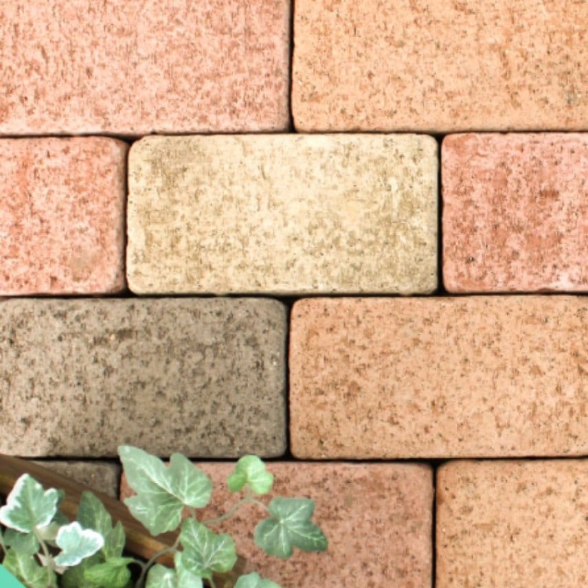 おしゃれでちょっとこだわりのエクステリア,アプローチ建材,レンガが