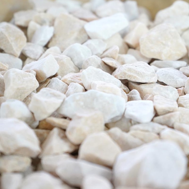 グラーヴァシリーズ グラベルストーン15-25mm ライトイエロー ラフ 20kg