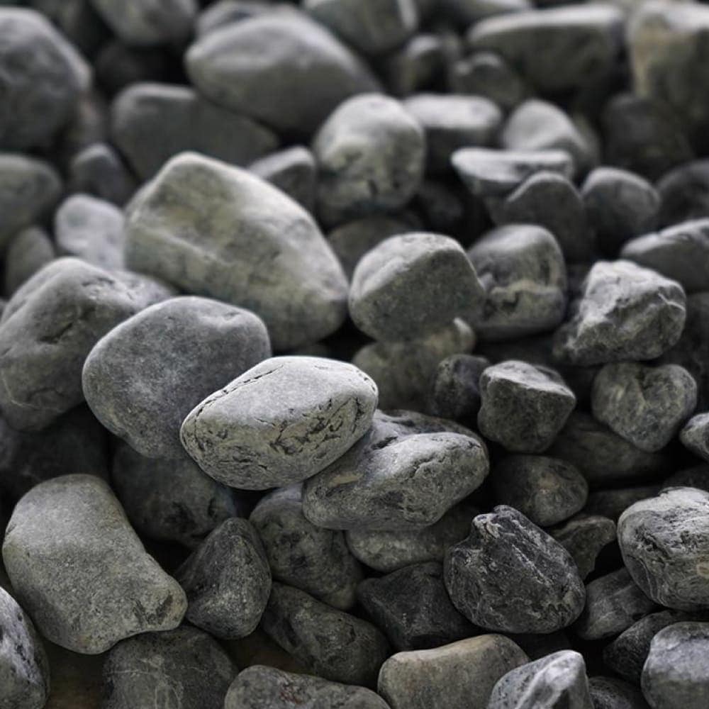 グラーヴァシリーズ グラベルストーン15-25mm ブラック タンブル 20kg