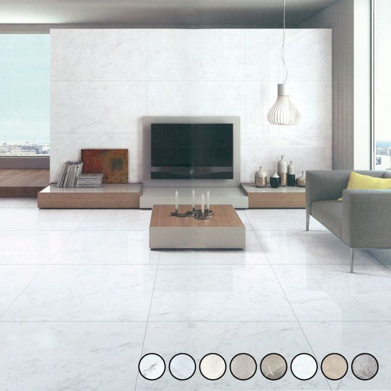 マーボル 600角 全8色 ブライト/マット ケース(4枚入)