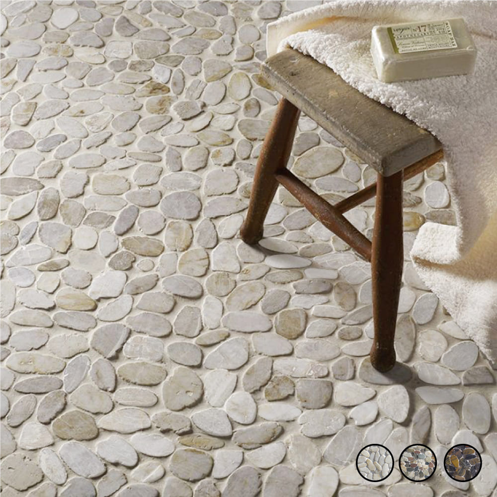 おしゃれでちょっとこだわりの壁材,天然石・ストーン,ぺブルストーンが