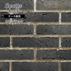 スコッツ ハーフ 02ブラック ケース(48枚入)
