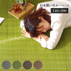 い草ラグカーペット Fソリッド 全色 140×200cm・代引き不可・メーカー直送品|内装の床材その他|床材