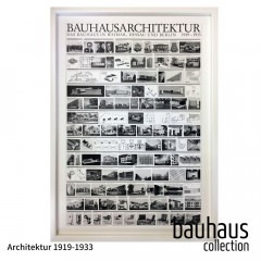 壁掛けパネル バウハウス デザインポスター(アートパネルBauhaus Architektur 1919-1933)【個人宅配送不可商品】