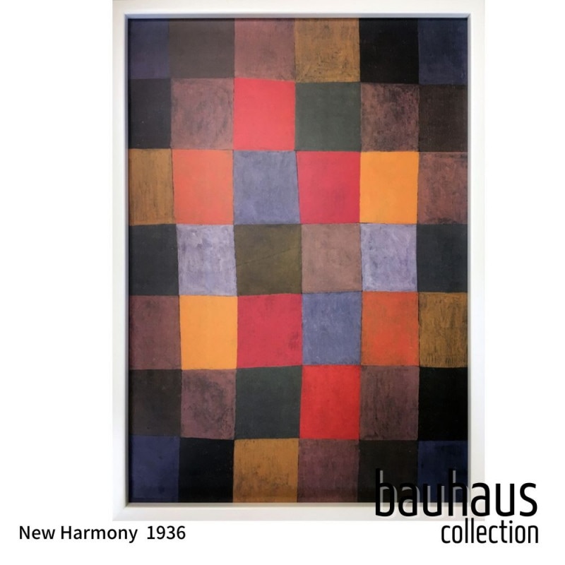 壁掛けアートフレーム バウハウス デザインパネル(アートパネルBauhaus New Harmony 1936)【個人宅配送不可商品】
