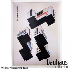 バウハウス建築デザインアートパネル 壁掛けフレーム（アートパネルBauhaus Weimar Ausstellung1923）【個人宅配送不可商品】|店舗ディスプレイ|雑貨・日用品・ディスプレイ