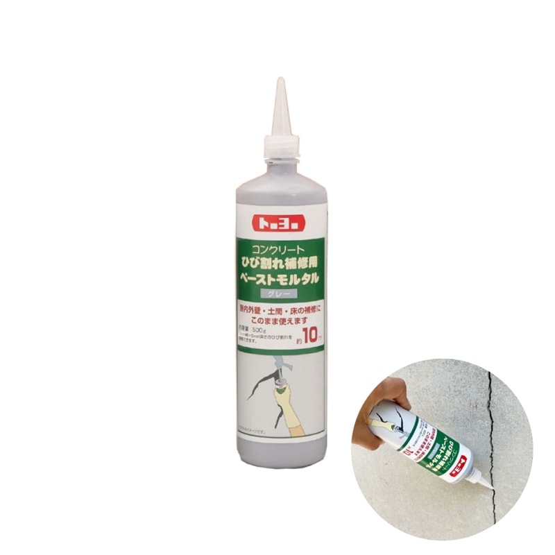 コンクリート用ひび割れ補修材 500g グレー 1本
