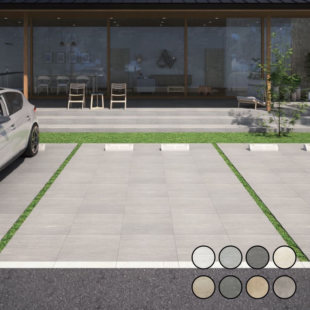 舗石タイルエクステリアコレクション　シエナ/ペルニ/アーレイ　ケース販売（600角・２枚入/600×300角・4枚入）