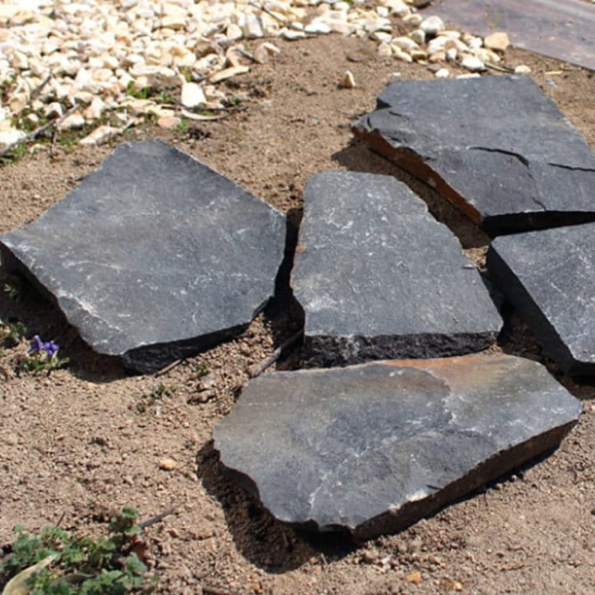 おしゃれでちょっとこだわりのエクステリア,ガーデン石材,乱形石が