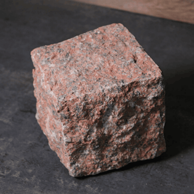 ピンコロストーン キューブ一丁掛 レッド/9個セット・12個セット