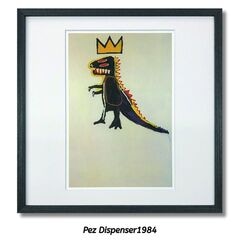 【アートパネル】ジャン＝ミシェル・バスキア Pez Dispenser1984【個人宅配不可】
