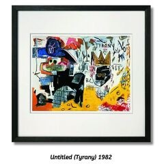 【アートパネル】ジャン＝ミシェル・バスキア Untitled (Tyrany) 1982【個人宅配不可】