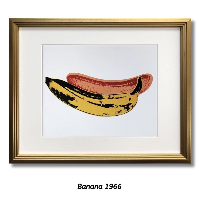 【アートパネル】アンディ・ウォーホル banana1966 ※個人宅配送不可