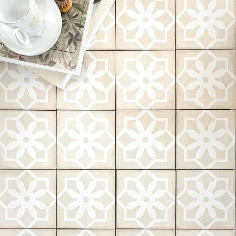 ベトナムタイル チュチュ プレナオロンジュ 140×140mm ケース販売 24枚入