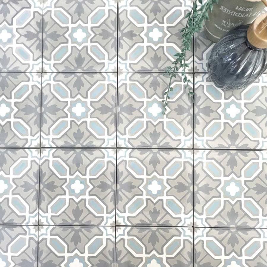 ベトナムタイル チュチュ フルーヴェール 140×140mm ケース販売 24枚入