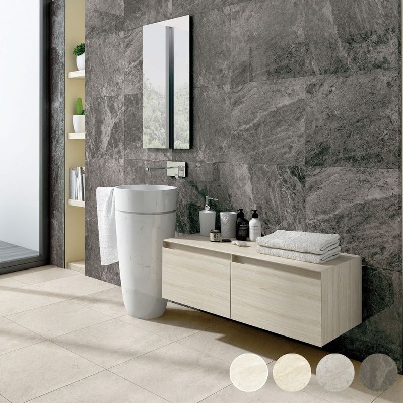 ストネージュ 600角 全4色 内床 ケース(4枚入)