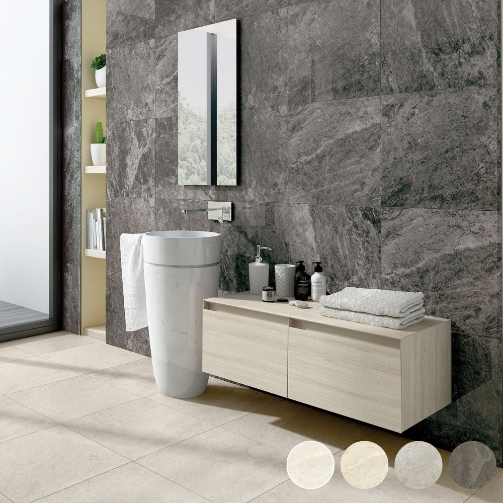 ストネージュ 600角 全4色 内床 ケース(4枚入)