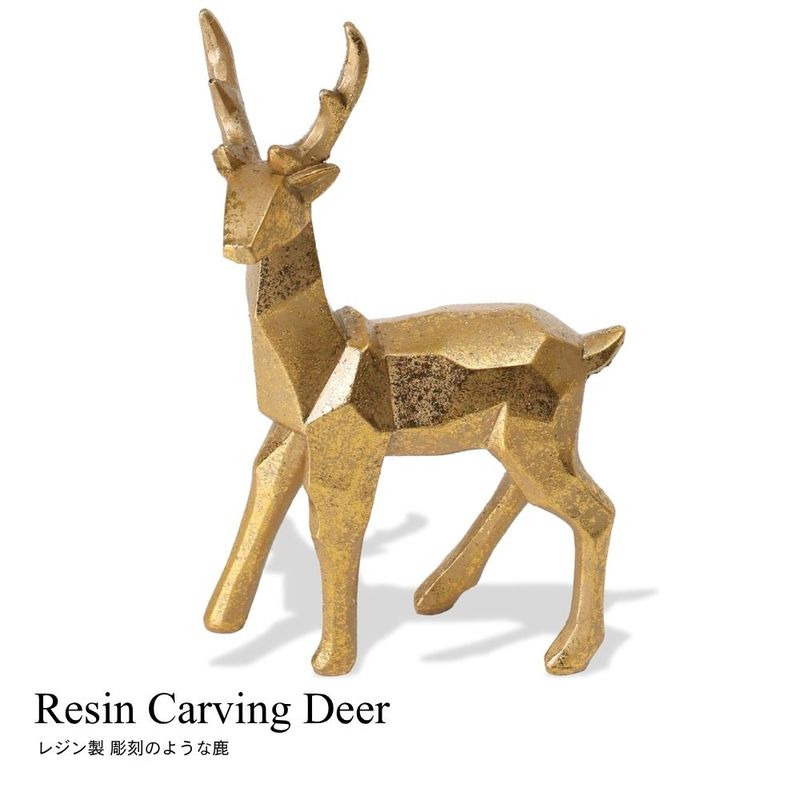 【クリスマス】レジンカービングディアスタンド