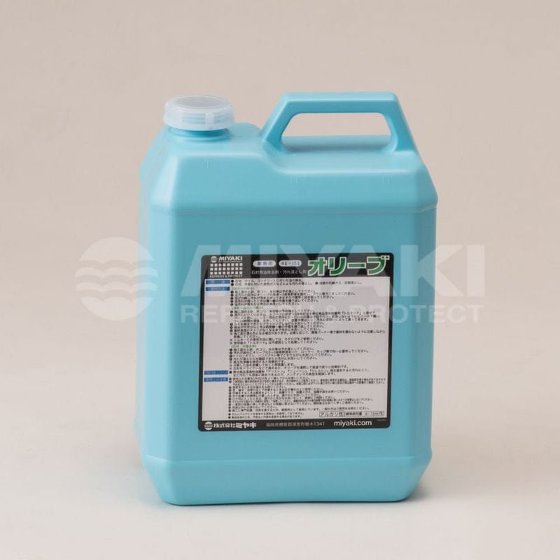 石材用洗剤オリーブ 4L 1本販売※代引き不可・メーカー直送品