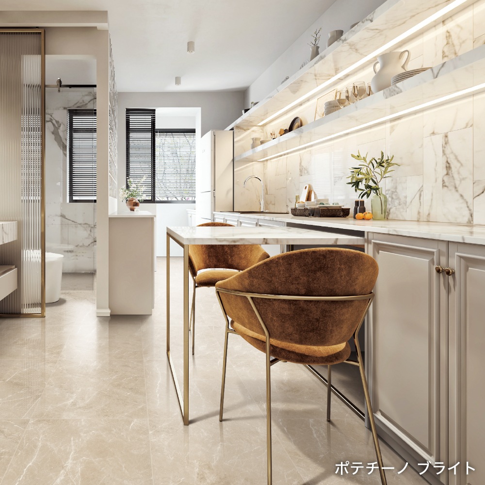 おしゃれでちょっとこだわりの床材,タイル,内床,600角が見つかる