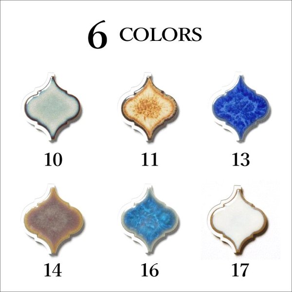 ランタン( カット品・四角用)　タイルシール全色 バラ